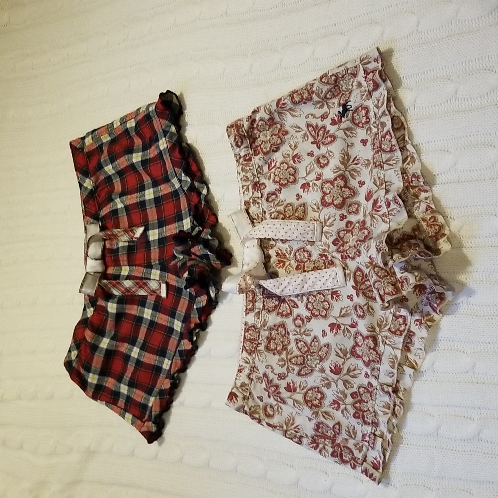 Abercrombie sleep shorts x2
